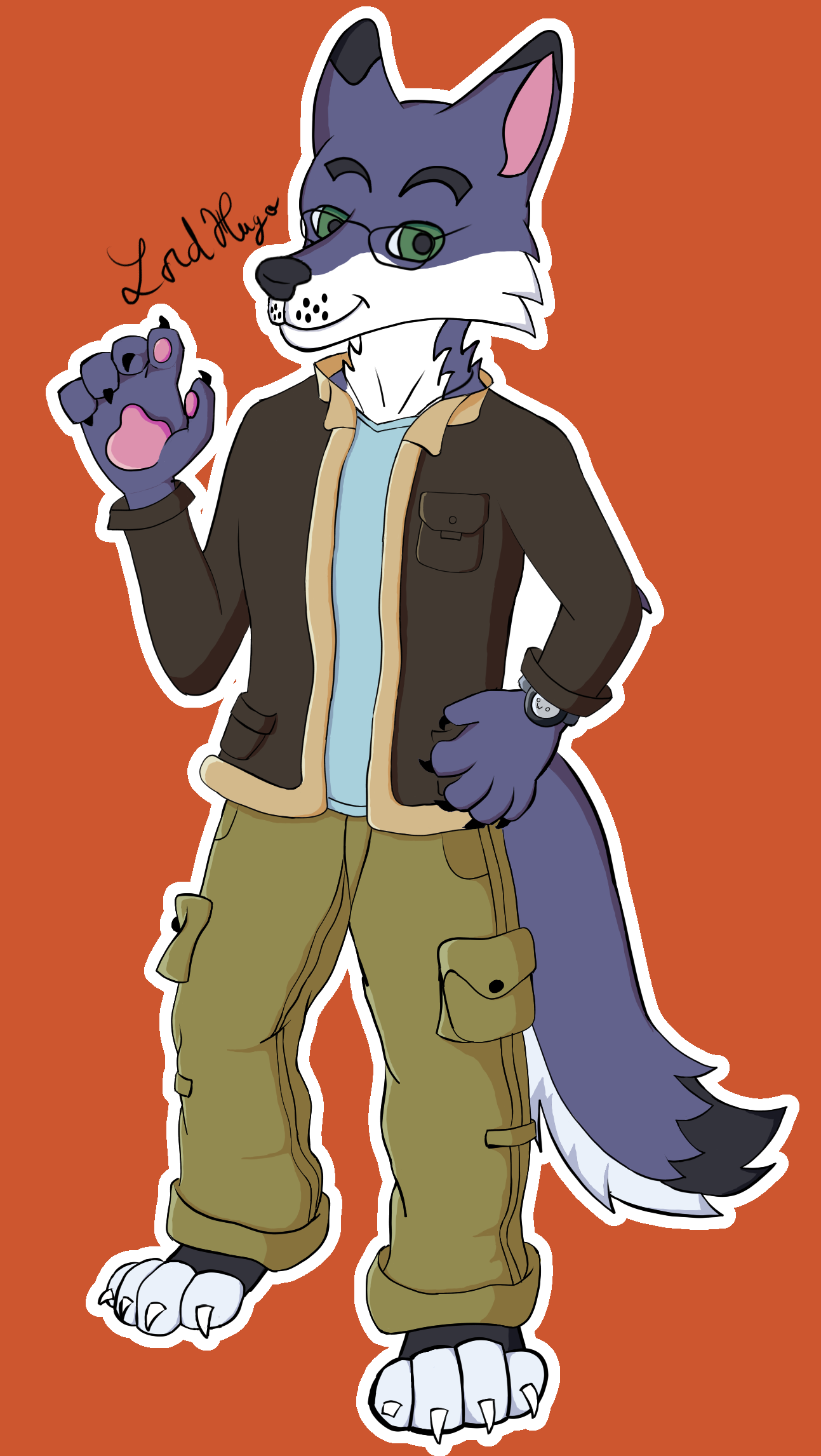 My fursona fullbody 2